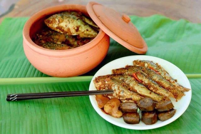 cá mòi kho hải phòng