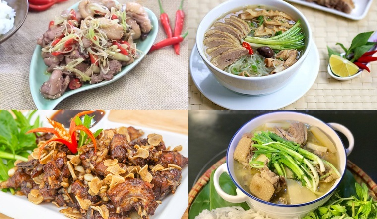 món ngon từ vịt xiêm