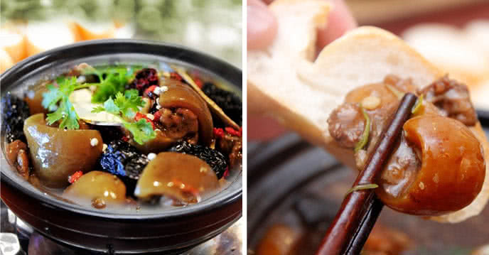 Thưởng thức món đuôi bò hầm thuốc bắc