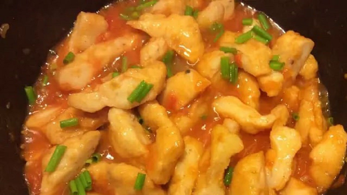 Chả mực sốt cà chua