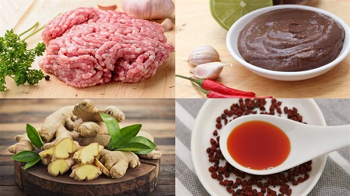 Cách làm mắm ruốc xào thịt