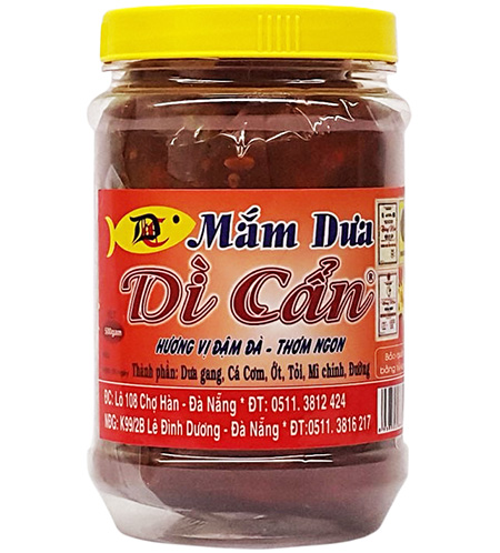 Cách bảo quản mắm dưa