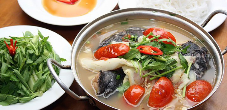 Hướng Dẫn Nấu Lẩu Cá Lăng Măng Chua đã hoàn thành