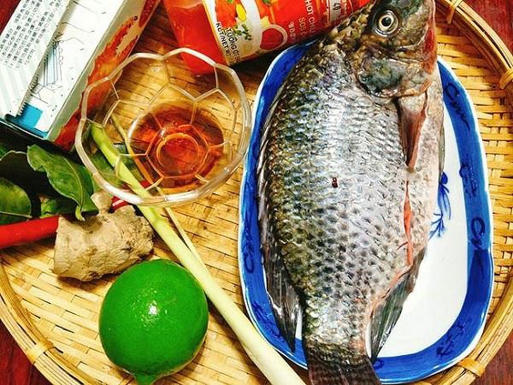 Nguyên liệu cần chuẩn bị làm món cá rô phi nướng sả ớt